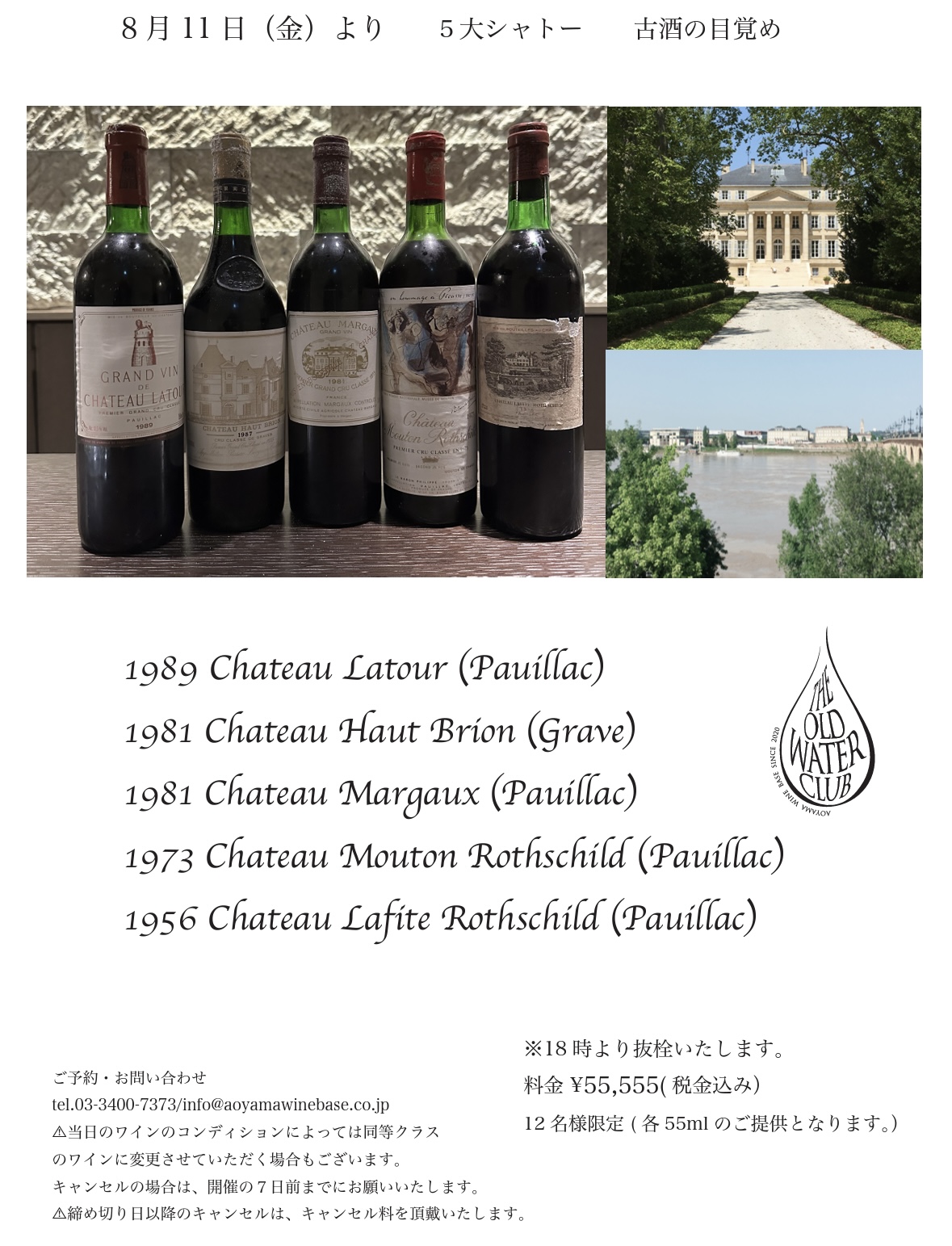 【5大シャトー】含む　空き瓶　10本 5大シャトー空瓶 5大シャトー】含む 空き瓶 10本